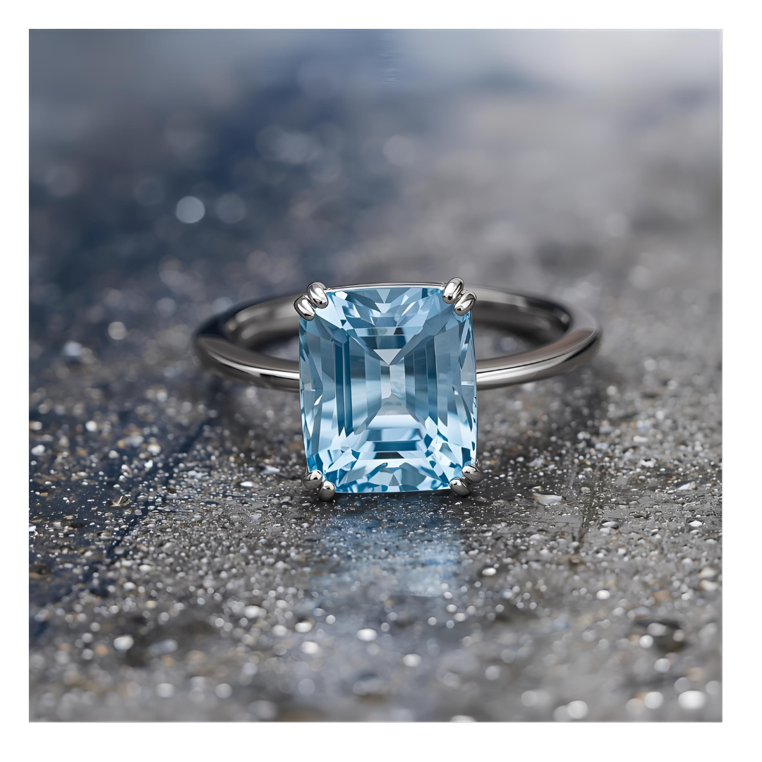 Aquamarine Ring cost